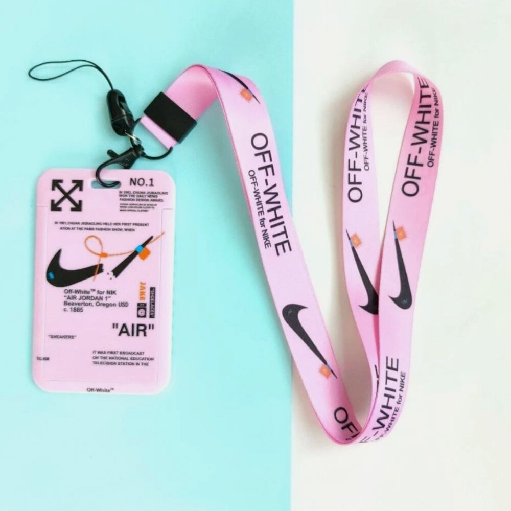 Nike Lanyard ID Holder - LIGHT PINK